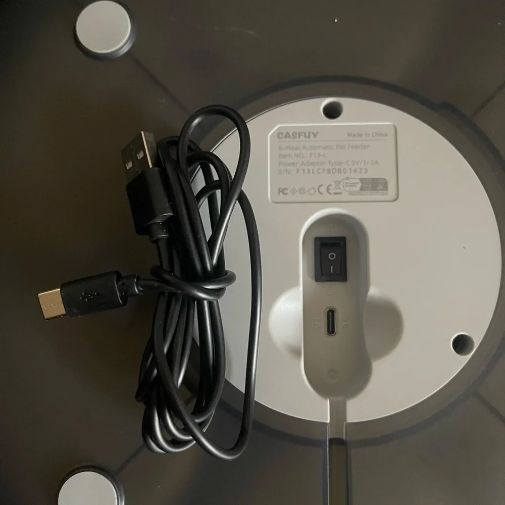 Casfuy Automatic Feeder Cordless - Automatic Food Dispenser
